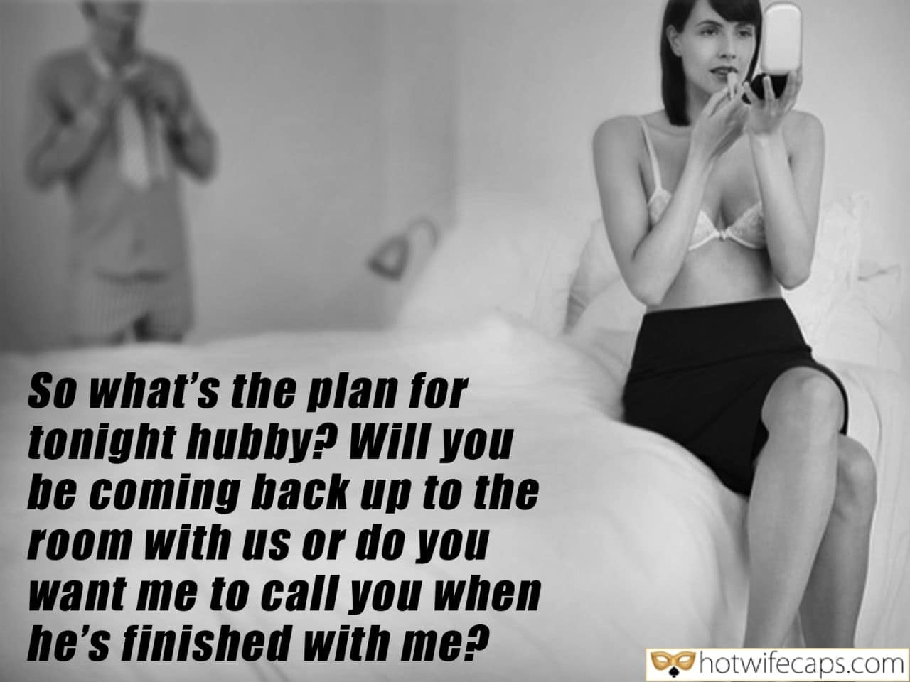 Tips Texts Submitted by Users 🔥 My Favorite Flashing Cuckold Stories Cuckold Cleanup Bully Bull Bottomless hotwife caption: So what’s the plan for tonight hubby? Will you be coming back up to the room with us or do you want me to call you when he’s finished with me? Sweet Wifey After Use