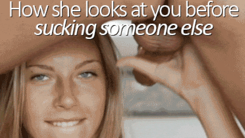 Submitted by Users 🔥 My Favorite Gifs Bully Bull Bottomless Blowjob hotwife caption: How she looks at you before sucking someone else Wifey Is Sucking Dick and Balls