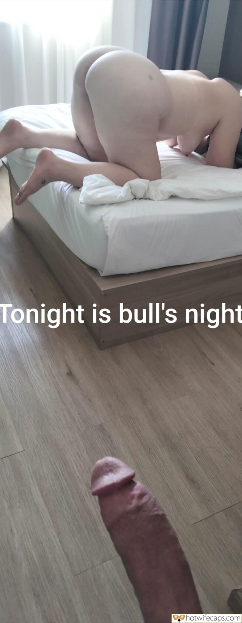 Submitted by Users 🔥 My Favorite It's too big Humiliation Getting Ready Flashing Dirty Talk Cum Slut Bully Bull Bigger Cock hotwife caption: Cuck Wife Awaiting Big Bull Cock