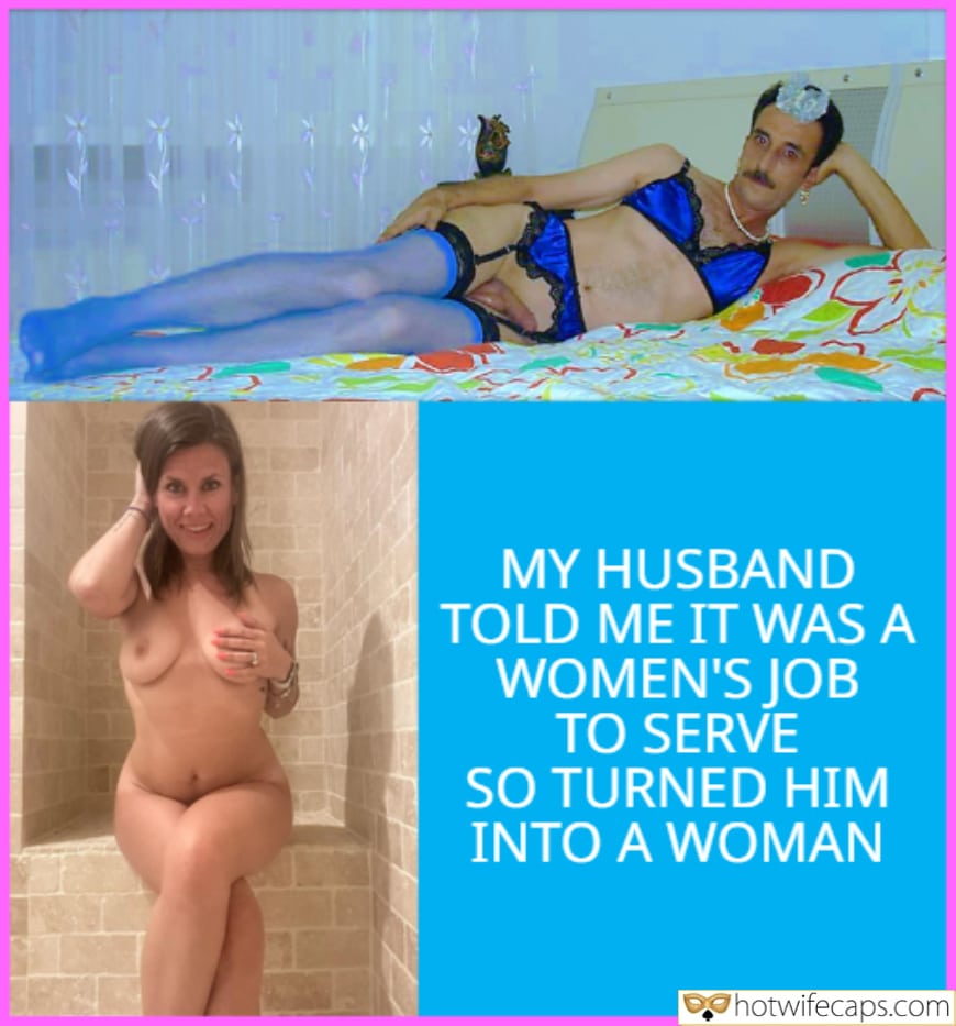 Submitted by Users 🔥 My Favorite Humiliation Femdom hotwife caption: Send your reaction and we’ll discuss it! Sissy Husband Is Ready to Show Off on Web