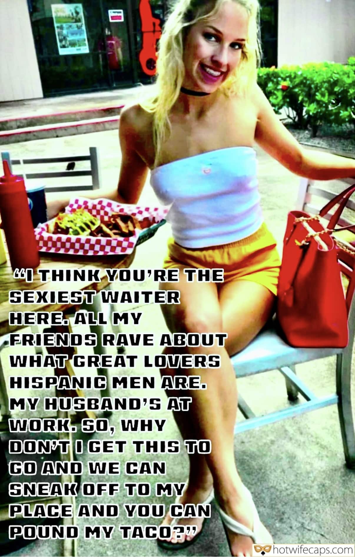 Wife Sharing Submitted by Users 🔥 Dirty Talk Cum Slut Cuckold Stories Cheating hotwife caption: The Queen! I Can See Her Nipples Under White Top