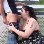 Sucking Cock Outdoors