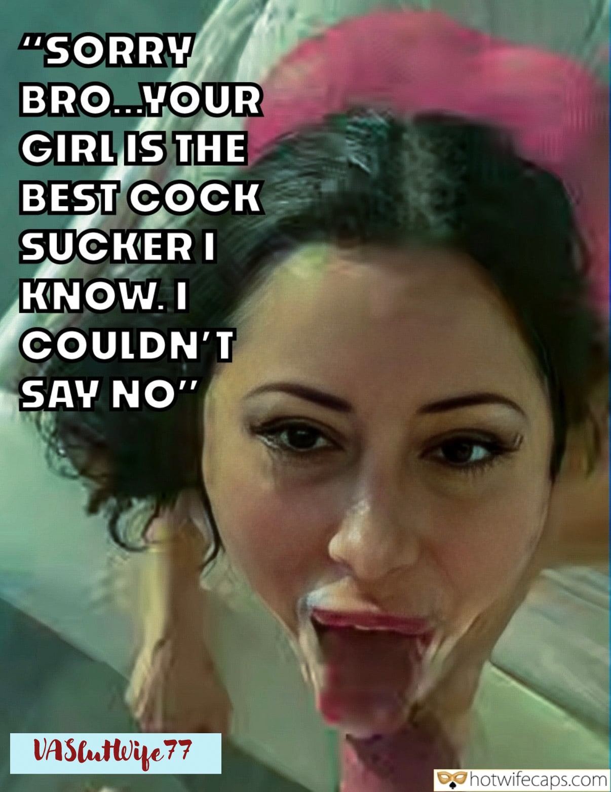 wifesharing submitted by users cum dump cuckold stories blowjob bigger dick  hotwife caption When it comes to sucking cock, she’s a pro