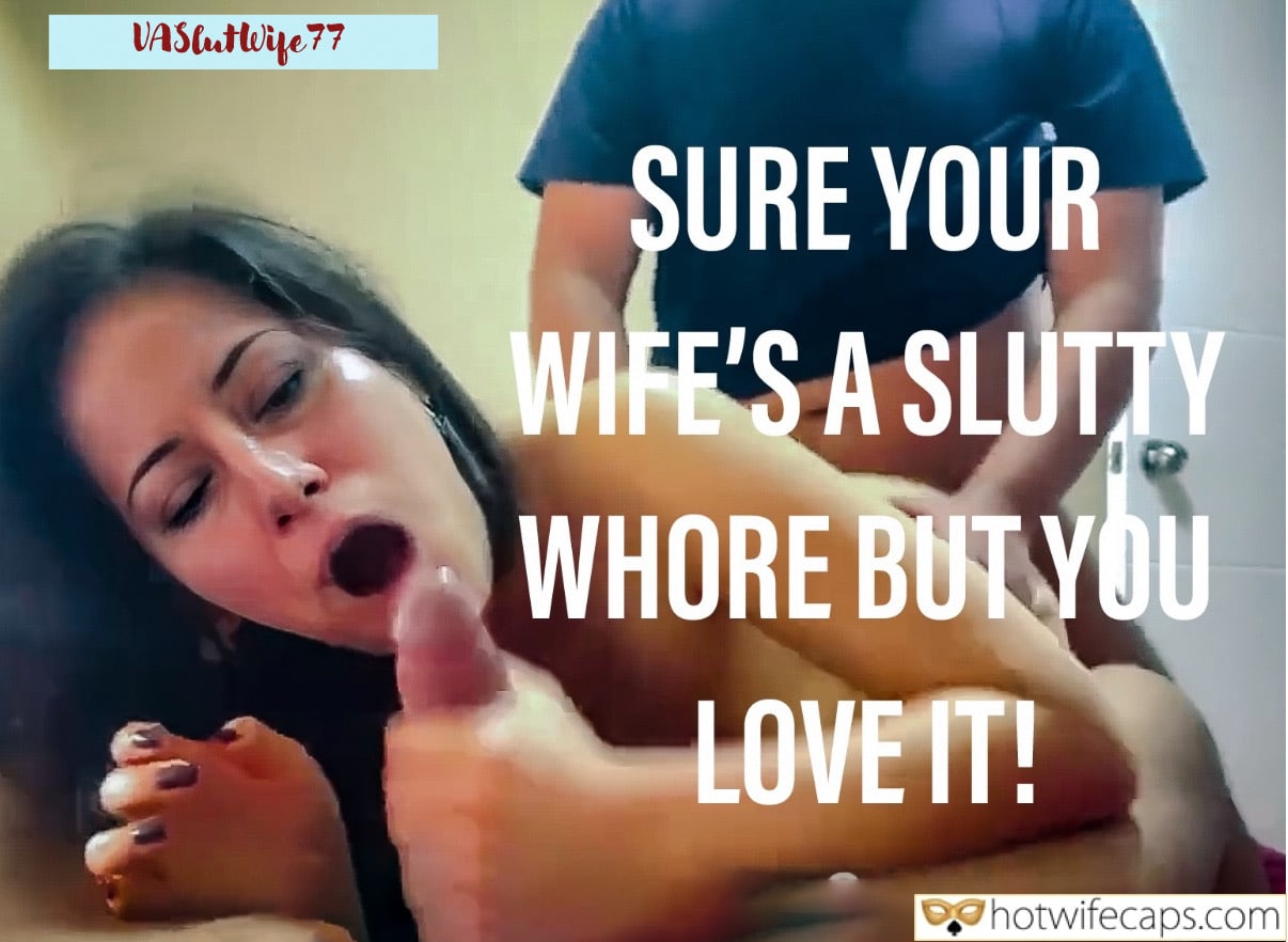 wifesharing submitted by users cum dump cuckold stories blowjob bigger dick  hotwife caption The more slutty, the better!