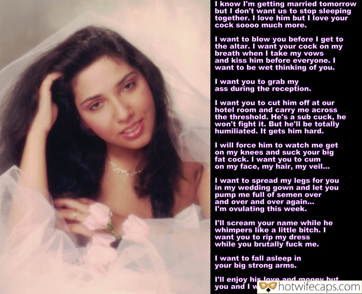 Wife Sharing Submitted by Users 🔥 Impregnation Getting Ready Dirty Talk Cuckold Stories Bull Bigger Cock hotwife caption: What tempting tits! She Wants the Ultimate Hotwife Wedding