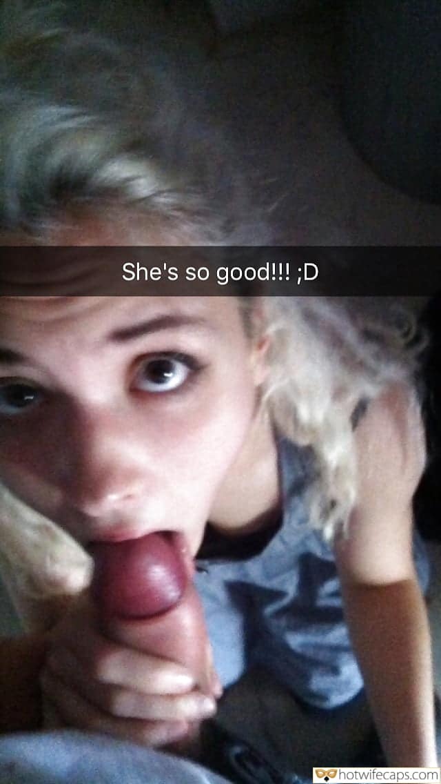 wifesharing texts submitted by users cuckold bull blowjob bigger dick  hotwife caption She is sucking so good!