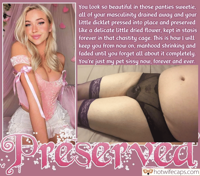 submitted by users my favourite femdom cuckold cuckold stories pussy licking cuckold chastity  hotwife caption This Cuck is so happy   look at his Sexy Wifey