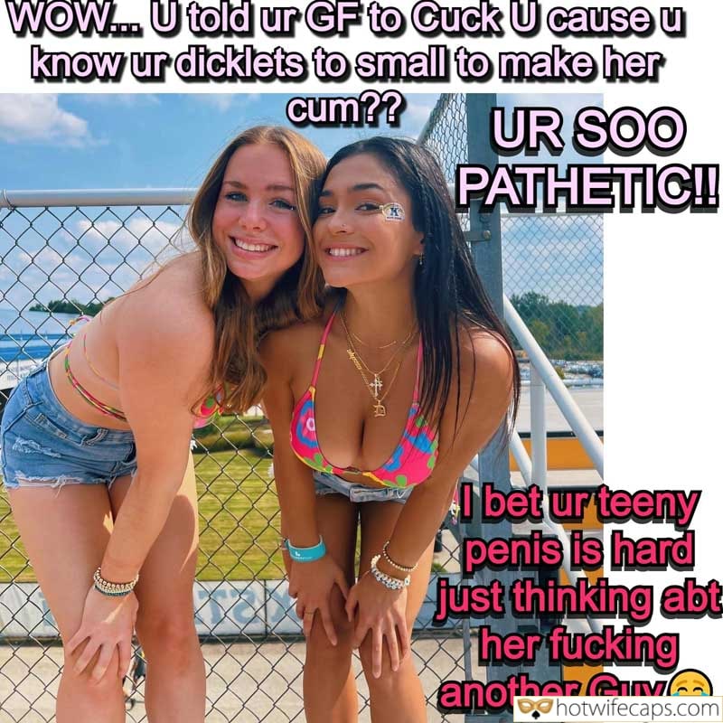 Submitted by Users 🔥 My Favorite Getting Ready Bottomless hotwife caption: Want more photos like this! Hot Girls Teases Tiny Dick Cuckold