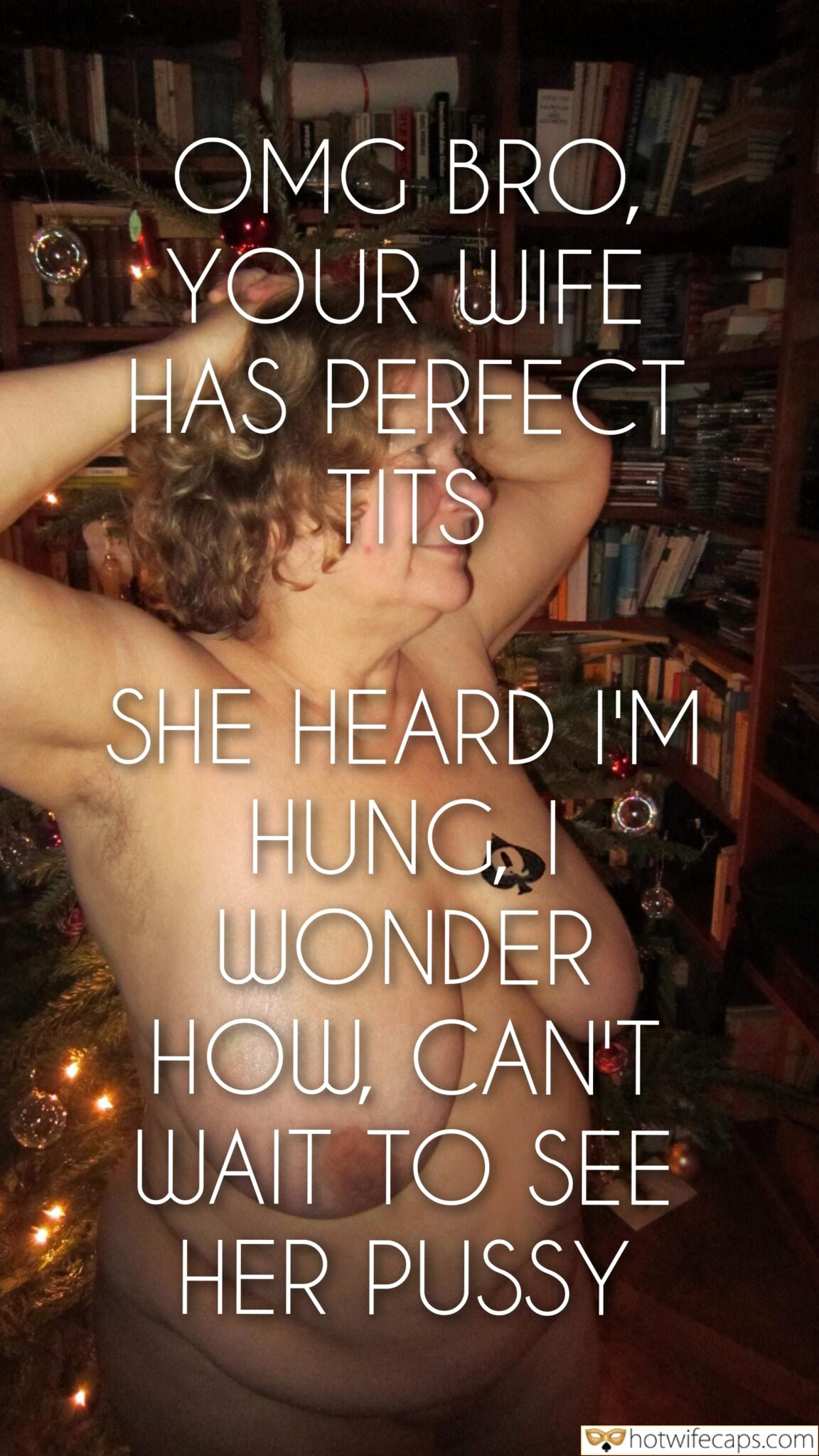 Submitted by Users 🔥 My Favorite It's too big Humiliation Flashing Dirty Talk Cum Slut hotwife caption: OMG BRO, YOUR WIFE HAS PERFECT TITS SHE HEARD I’M HUNG I WONDER HOW, CAN’T WAIT TO SEE HER PUSSY Omg Bro, Your Wife Has Perfect Tits