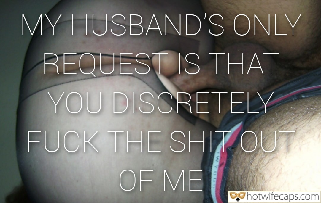 submitted by users wife no panties my favourite too big make up wife flashing dirty talk cum dump cuckold bully cuckold bull bottomless  hotwife caption Sweet view   pussy and her best cock