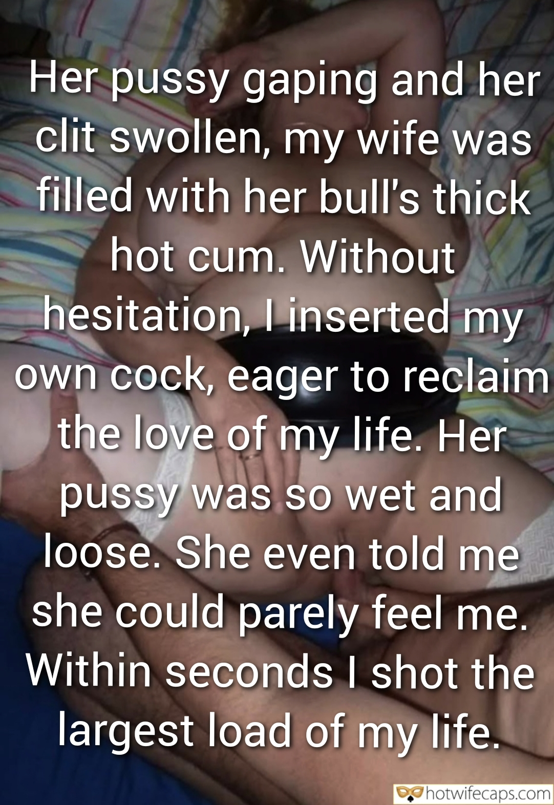 Her pussy gaping and her clit swollen, my wife was filled with her bulls cum tips texts submitted by users wife no panties my favourite cuckold humiliation wife flashing dirty talk cum dump cuckold stories pussy licking hotwife caption Her pussy gaping and her clit swollen, my wife was filled with her bulls cum