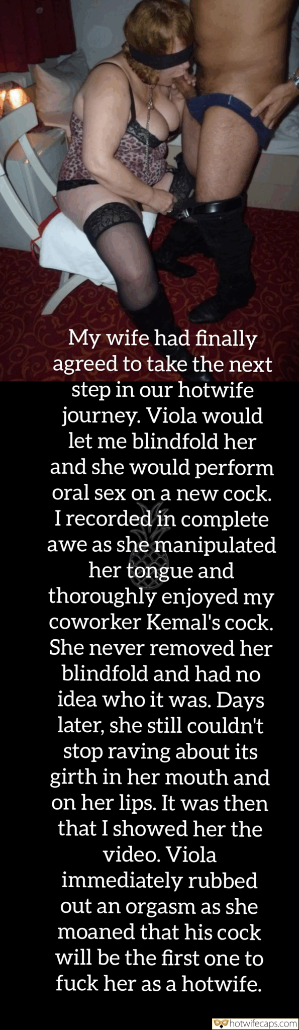 Vacation Submitted by Users 🔥 No Panties My Favorite Bottomless Blowjob Blindfolded hotwife caption: My wife had finally agreed to take the next step in our hotwife journey. Viola would let me blindfold her and she would perform oral sex on a new cock. I recorded in complete awe as s manipulated her tongue...