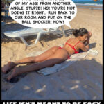 ball busting captions