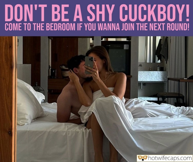Submitted by Users 🔥 My Favorite Flashing Cuckold Stories Cuckold Cleanup Cheating hotwife caption: COME TO THE BEDROOM IF YOU WANNA JOIN THE NEXT ROUND! DON’T BE a SHY CUCKBOY!