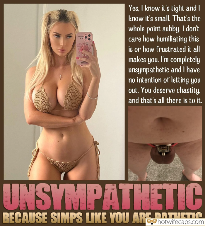 My Favorite Humiliation Flashing Femdom Cuckold Stories Cuckold Cleanup Chastity Boss hotwife caption: A hotwife dominates her partner with a chastity belt, using it as a tool for control and humiliation in their bedroom dynamics. She’s Wearing the Chastity Belt and Loving It: A Cuckold’s Humiliation