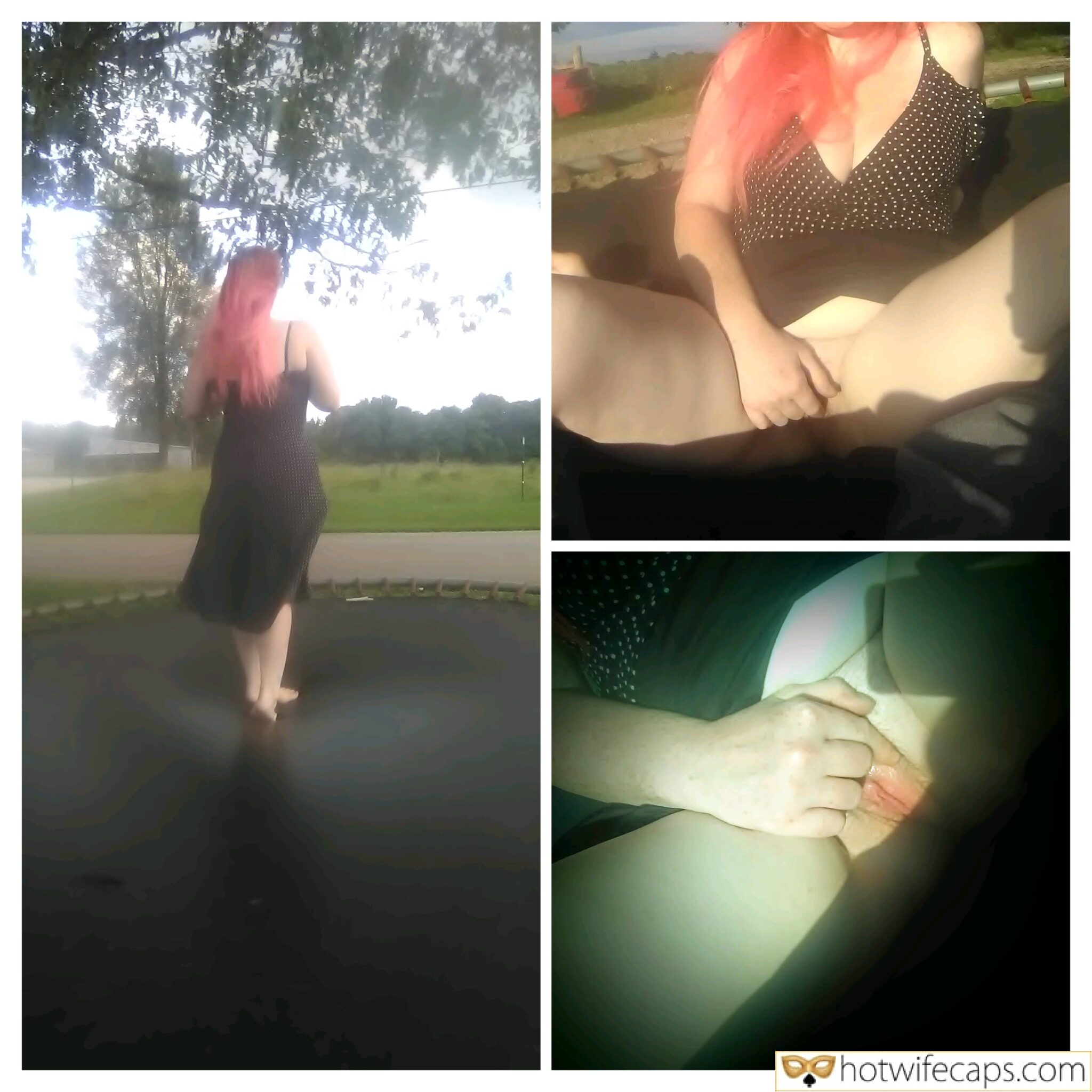 Wife Sharing Submitted by Users 🔥 No Panties Getting Ready Flashing Cum Slut Cheating Bottomless Barefoot hotwife caption: I remember the day vividly. The sunlight was filtering through the trees, casting dappled shadows on the forest floor. My wife, a stunning redhead, was standing there, her sheer black dress clinging to her curves. She had this look on...