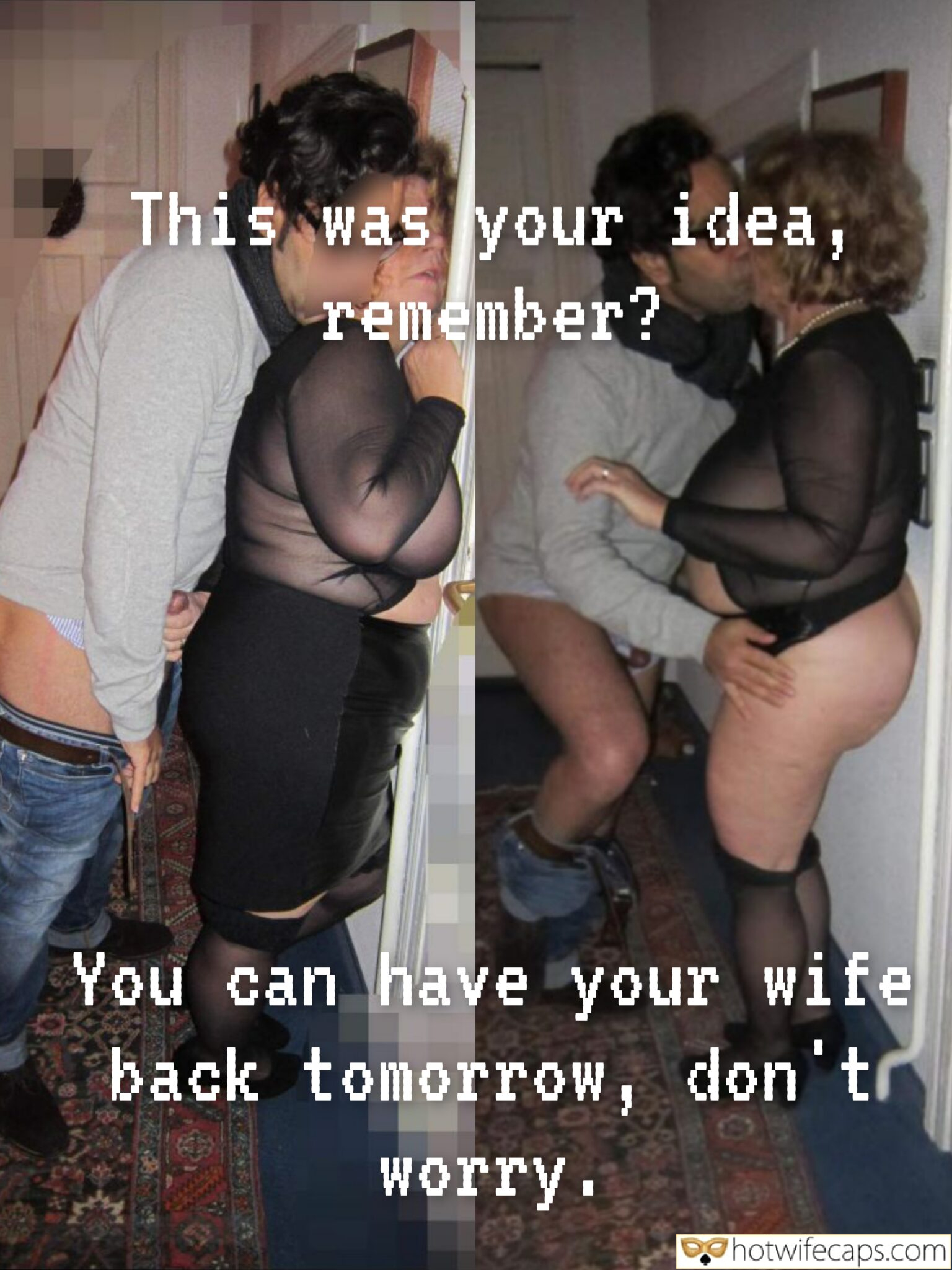 Wife Sharing Texts Submitted by Users 🔥 Bull hotwife caption: A living room setting captures a scene of submission and control, with four individuals engaged in a complex power dynamic. The environment is intimate,... Anticipation and Submission