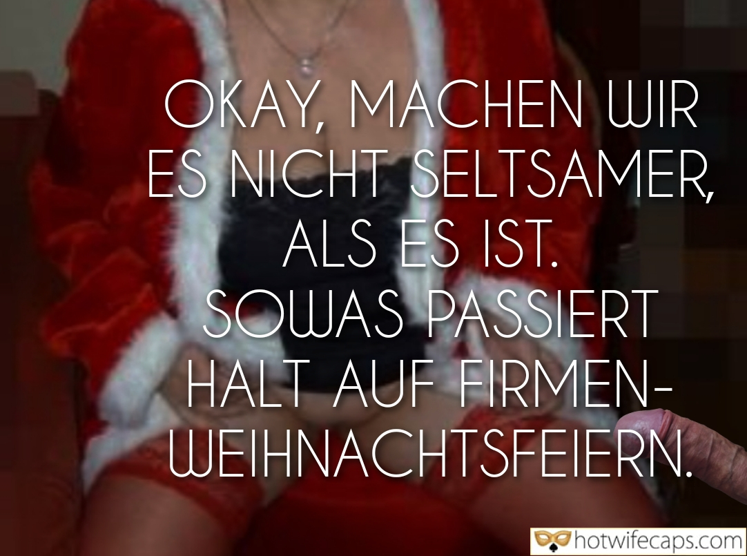 Wife Sharing Texts Submitted by Users 🔥 Impregnation Cuckold Stories hotwife caption: A company Christmas party takes an unexpected turn when a partially clothed Santa figure captures attention, creating a charged atmosphere of curiosity ... Santa’s Secret Revealed: A Cuckold’s Christmas Confession