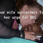 wife meets bbc without hubby (captioned)
