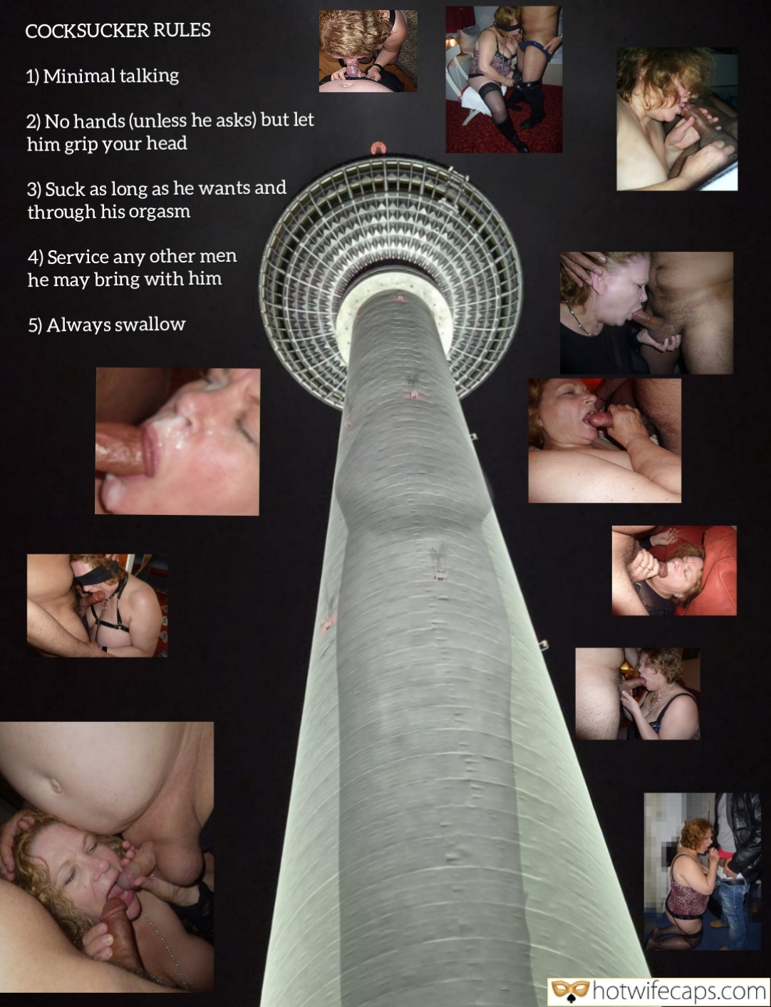 Wife Sharing Submitted by Users 🔥 Cuckold Stories Bull Blowjob hotwife caption: The Space Needle looms in the background, a silent sentinel over the city, as I ponder the rules laid out before me. They’re simple, almost clinical, but they carry a weight that’s hard to ignore. Minimal talking, no hands unless...