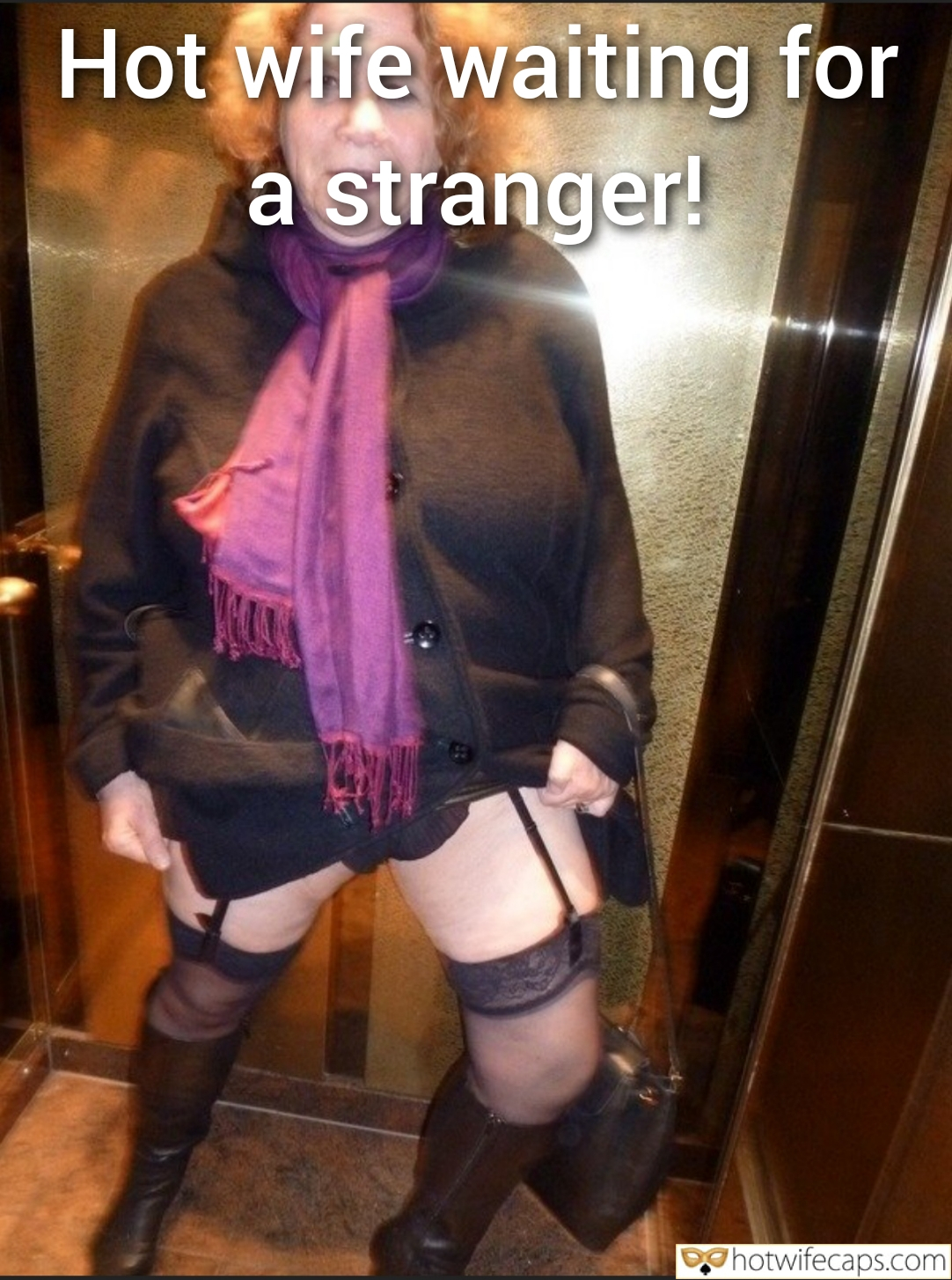Wife Sharing Submitted by Users 🔥 Cuckold Stories Bull hotwife caption: The elevator’s mirrored walls reflect a dimly lit interior, where the faint glow of a distant light source casts a mysterious ambiance. She stands there, a figure of anticipation, her open jacket revealing a glimpse of black lingerie beneath. Black...