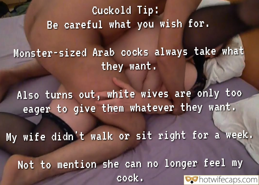 Wife Sharing Submitted by Users 🔥 Cuckold Stories Bull hotwife caption: Indoor bedroom setting with purple linens, depicting a sexual encounter between a white woman and an Arab man, highlighting power dynamics and submission. What Happens When White Wives Can’t Resist?