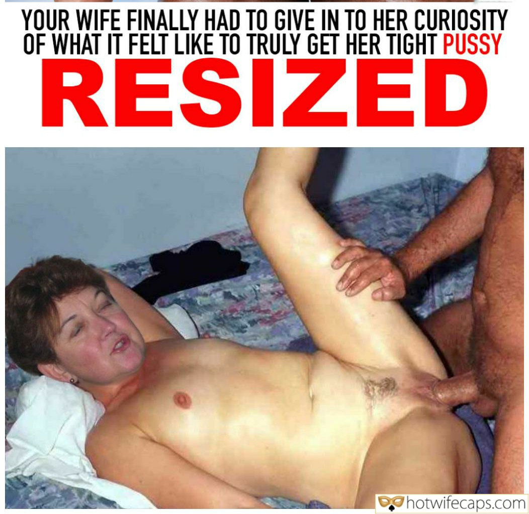 Wife Sharing Submitted by Users 🔥 It's too big Creampie Cheating Bull Bigger Cock hotwife caption: YOUR WIFE FINALLY HAD TO GIVE IN TO HER CURIOSITY OF WHAT IT FELT LIKE TO TRULY GET HER TIGHT PUSSY RESIZED She Is So Happy to Be on This Cock!