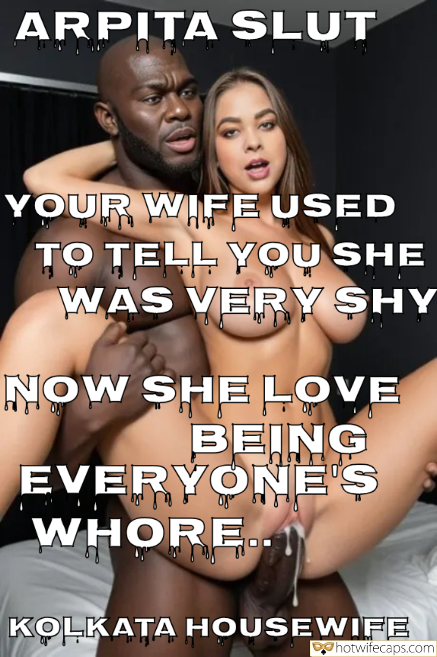 Wife Sharing Submitted by Users 🔥 Cuckold Cleanup Bull BBC hotwife caption: The thought of her, my wife, once so shy and reserved, now flaunted as a whore, makes my stomach churn. The image of her, shirtless and exposed, seated on that bed, is seared into my mind. Her once innocent face...