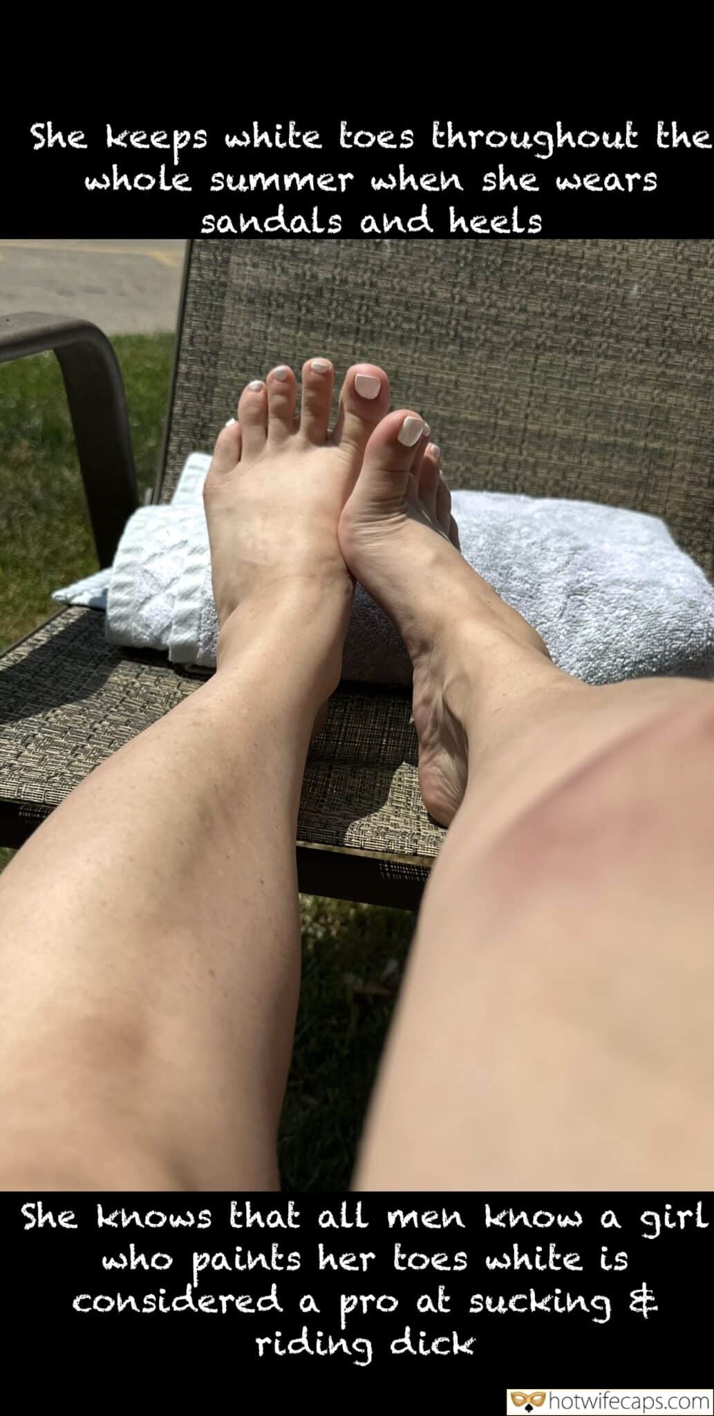 Wife Sharing Texts Submitted by Users 🔥 Getting Ready Flashing Feet Cum Slut Cuckold Stories Cheating Challenges and Rules BBC Barefoot Anklet hotwife caption: Cuckold husband describes the psychological torment of his wife's summer ritual, painting her toes white to attract men, symbolizing her prowess in sexual acts. Summer Toes: A Cuckold’s Obsession With Her White Nails