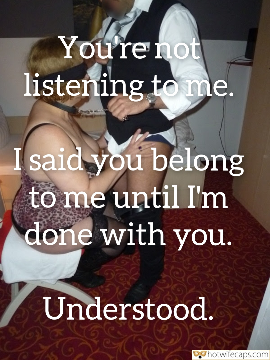 Wife Sharing Submitted by Users 🔥 Cuckold Stories Bull hotwife caption: A cuckold's submission in a private bedroom setting, exploring power dynamics and intimate control through dialogue and positioning. Obedience in the Bedroom: A Cuckold’s Submission