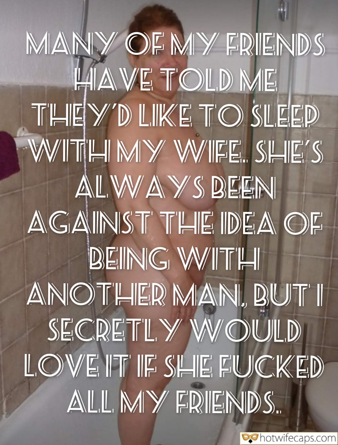 Wife Sharing Submitted by Users 🔥 Cuckold Stories Bull hotwife caption: A cuckold's intimate reflection in a dimly lit bathroom, exploring secret desires and fantasies about his wife and friends. Bathroom Confessions: A Cuckold’s Secret Desire