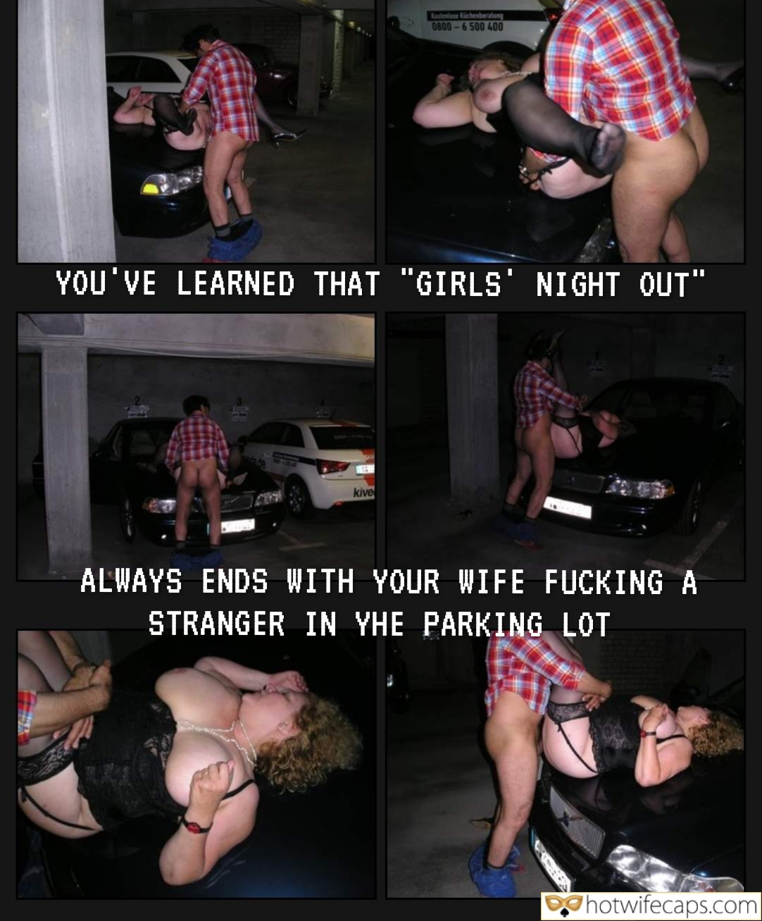 Wife Sharing Submitted by Users 🔥 Cuckold Stories Bull hotwife caption: A hotwife's secret encounter in a dimly lit parking lot, captured in a series of intimate photographs, showcases the thrill of forbidden pleasure and the raw... Hotwife’s Parking Lot Passion: Caught in the Act