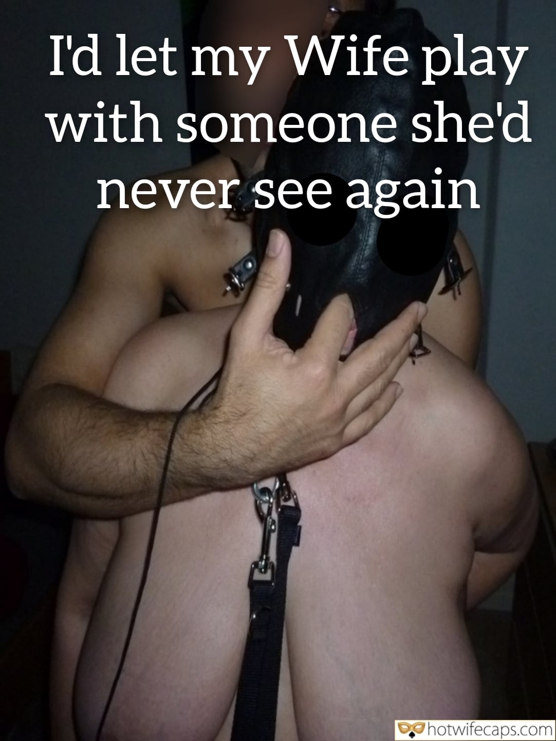 Wife Sharing Submitted by Users 🔥 Cuckold Stories Bull hotwife caption: A restrained man and a dominant partner engage in an intimate encounter, highlighting power dynamics and submission in a dimly lit room. The Cuckold’s Consent: A Wife’s Secret Encounter