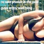 wife flashing caption