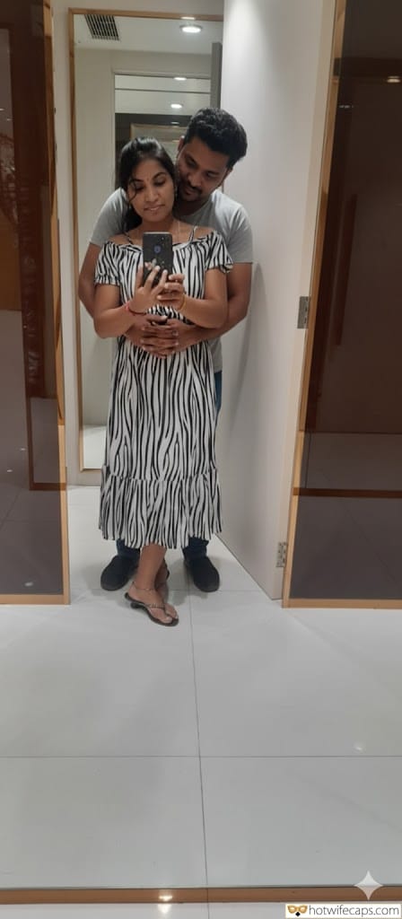Wife Sharing Submitted by Users 🔥 Humiliation Cuckold Stories hotwife caption: A couple captures an intimate moment in a bathroom, reflecting their bond through a mirror. The scene highlights trust and comfort, showcasing a playful yet ... Capturing Our Intimate Moment in the Mirror