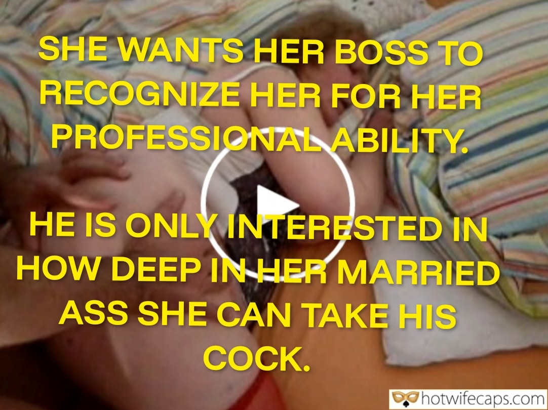 Wife Sharing Submitted by Users 🔥 Cuckold Stories Boss hotwife caption: A professional woman navigates a complex dynamic with her boss, caught between career aspirations and intimate demands. Why Does My Boss Only See Me as a Plaything?