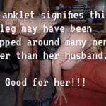 anklet porn pics