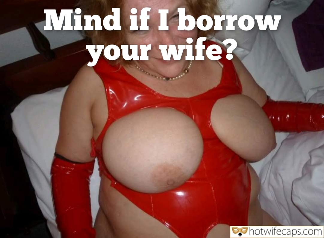 Wife Sharing Submitted by Users 🔥 Cuckold Stories Bull hotwife caption: A white woman in a red latex suit lounges on a bed, her large breasts exposed, wearing red gloves and a pearl necklace, inviting a cuckold scenario. Latex Tease: Wife’s Cuckold Invitation