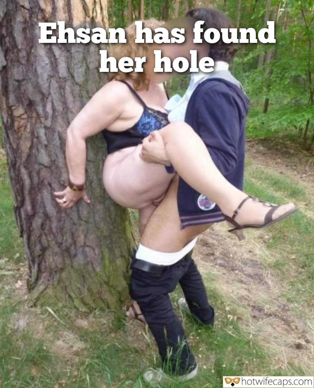 Wife Sharing Submitted by Users 🔥 Cuckold Stories Cheating Bull hotwife caption: A curvy woman dominates her man in a forest, using him for sex against a tree. Her control and his submission create an intense power dynamic. Outdoor Fucking: Cuck’s Wife Rides Him Against a Tree