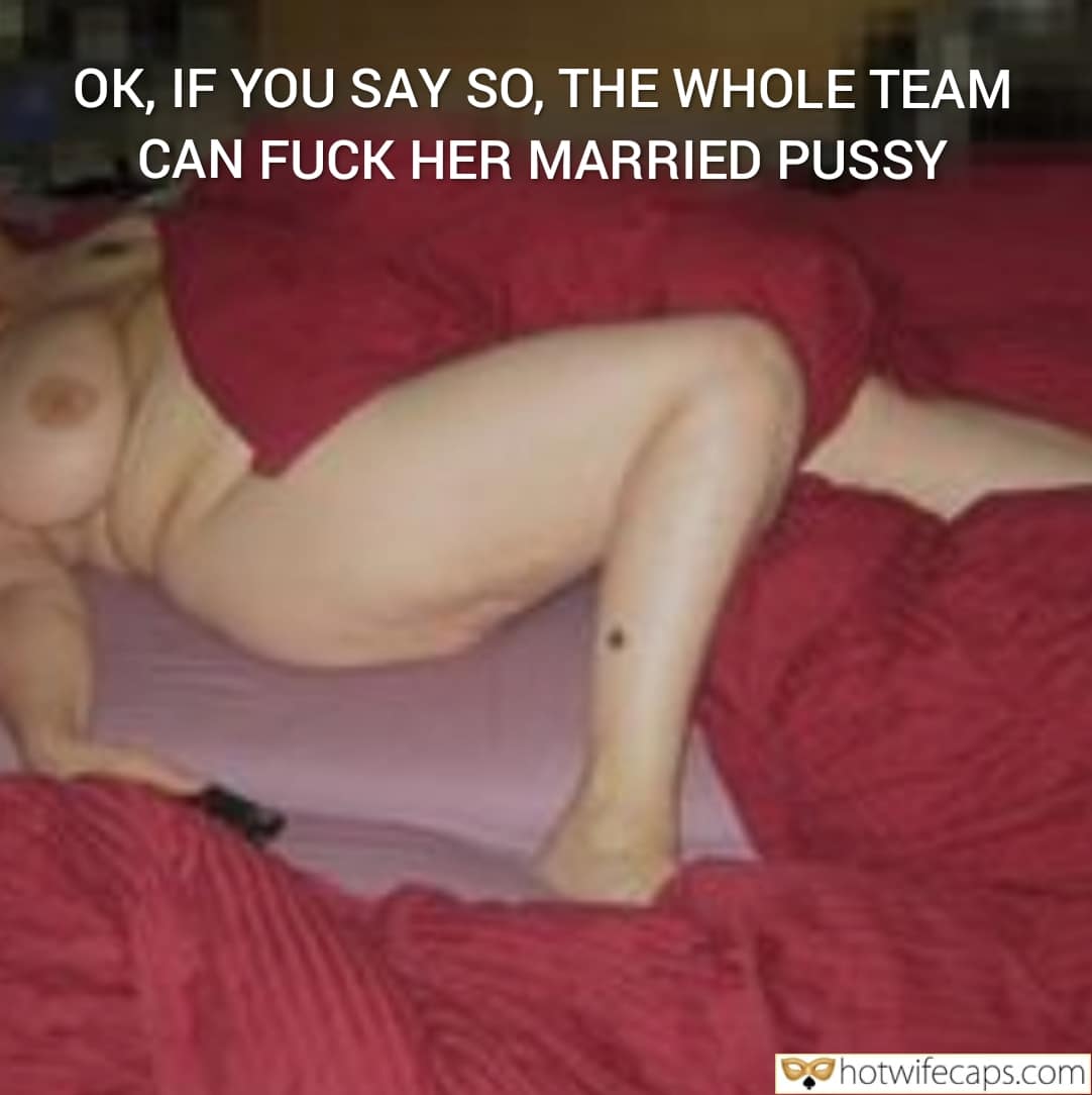 Wife Sharing Submitted by Users 🔥 Group Sex Cuckold Stories Creampie Cheating Bull hotwife caption: A married woman on hands and knees, ready for her husband's team to fuck her. Taboo group sex with a cuckold husband watching. My Husband’s Team Fucks His Married Slut