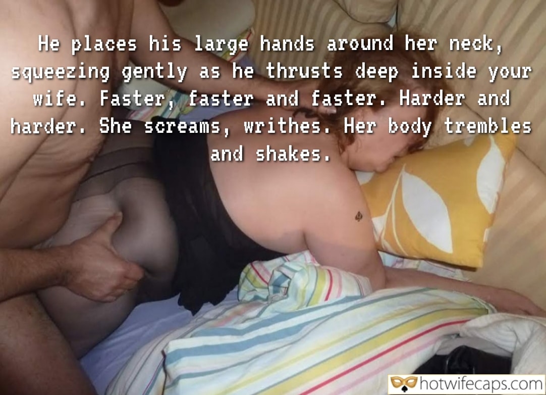 Wife Sharing Submitted by Users 🔥 Cum Slut Cuckold Stories Creampie Cheating Bottomless Bigger Cock hotwife caption: A dominant husband chokes his wife while pounding her roughly, pushing her to the edge of ecstasy and exhaustion. Rough Hands and Deep Thrusts: A Wife’s Wild Ride