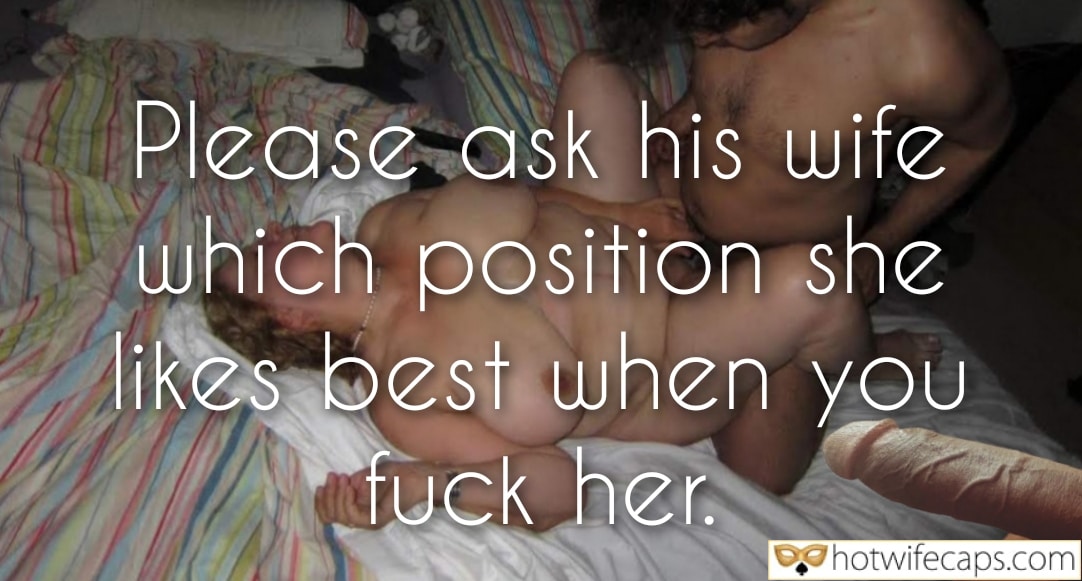 Wife Sharing Submitted by Users 🔥 Friends Cum Slut Cuckold Stories Creampie Cheating Bull hotwife caption: A husband's curiosity leads to a passionate encounter, exploring his wife's favorite sexual position. What’s Her Favorite Position? a Husband’s Curious Inquiry