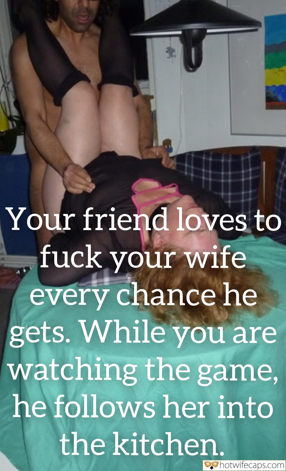Wife Sharing Submitted by Users 🔥 Friends Cuckold Stories Cheating Bull hotwife caption: A man watches as his wife's friend takes her on the couch, their bodies entwined in a passionate embrace. Cuckold’s Nightmare: Wife’s Friend Takes Her on the Couch