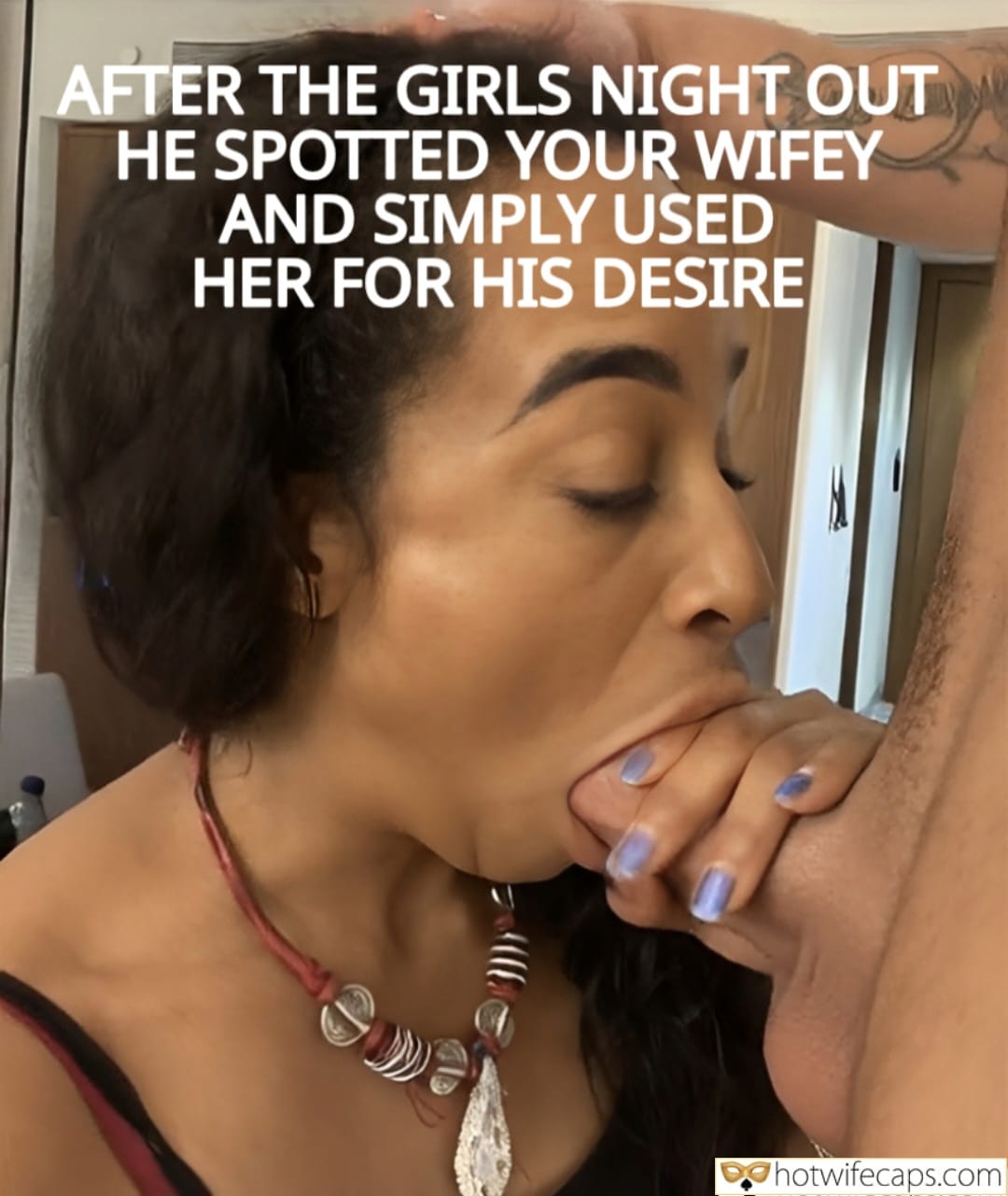 Submitted by Users 🔥 It's too big Cheating Boss hotwife caption: Hotwife gives a stranger a blowjob after a girls' night out, focusing on the power dynamic and the act itself. Hotwife Sucks Stranger’s Cock After Girls’ Night Out